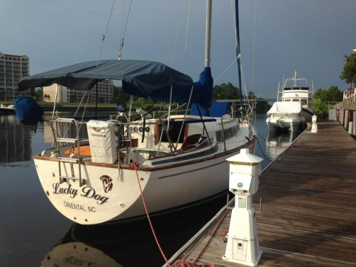 Our sailboat Luckydog...the stimulus for "Simply Sail". Our sailboat Luckydog...the stimulus for "Simply Sail".